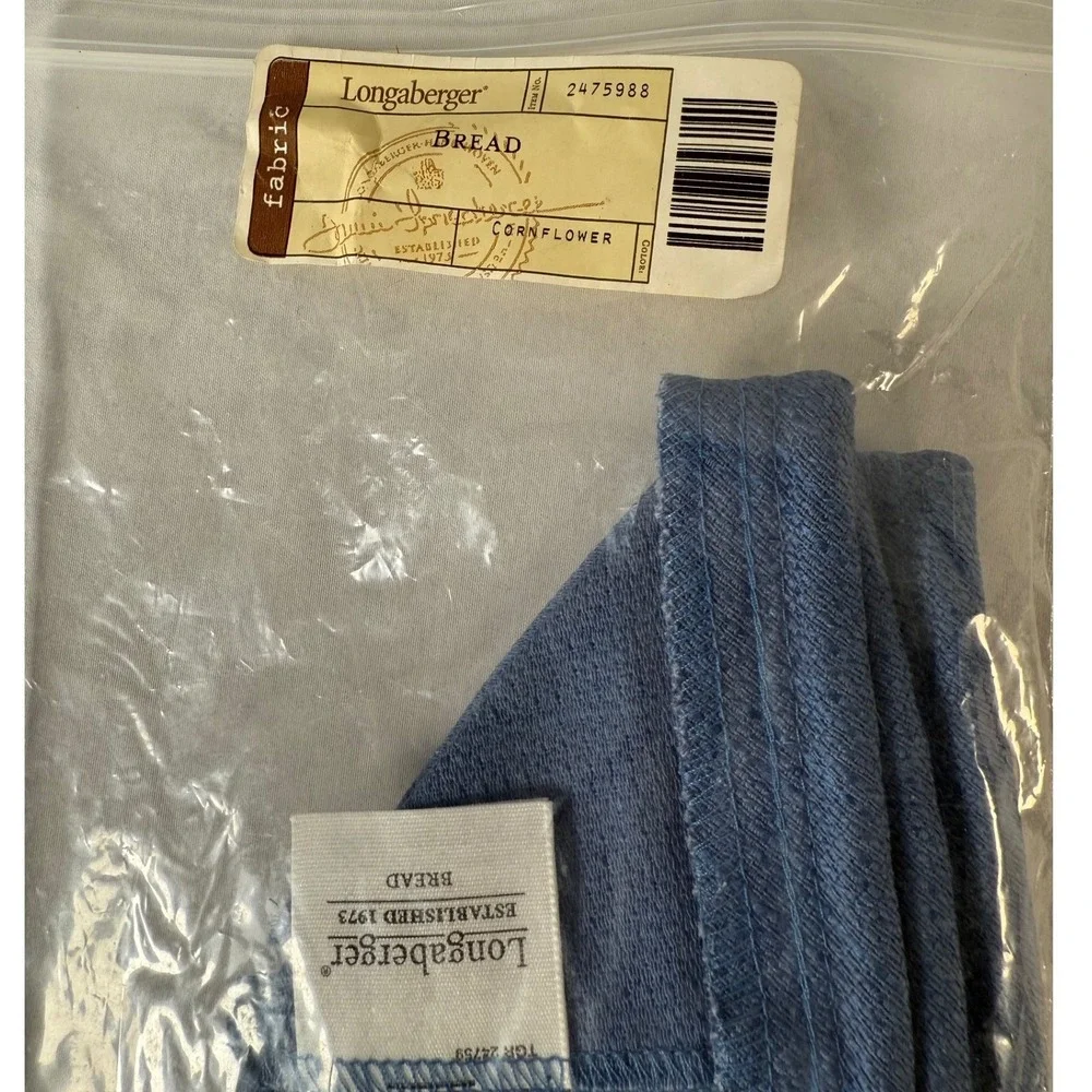 Longaberger Cornflower Fabric Bread Basket Liner Replacement New Vintage 85-13